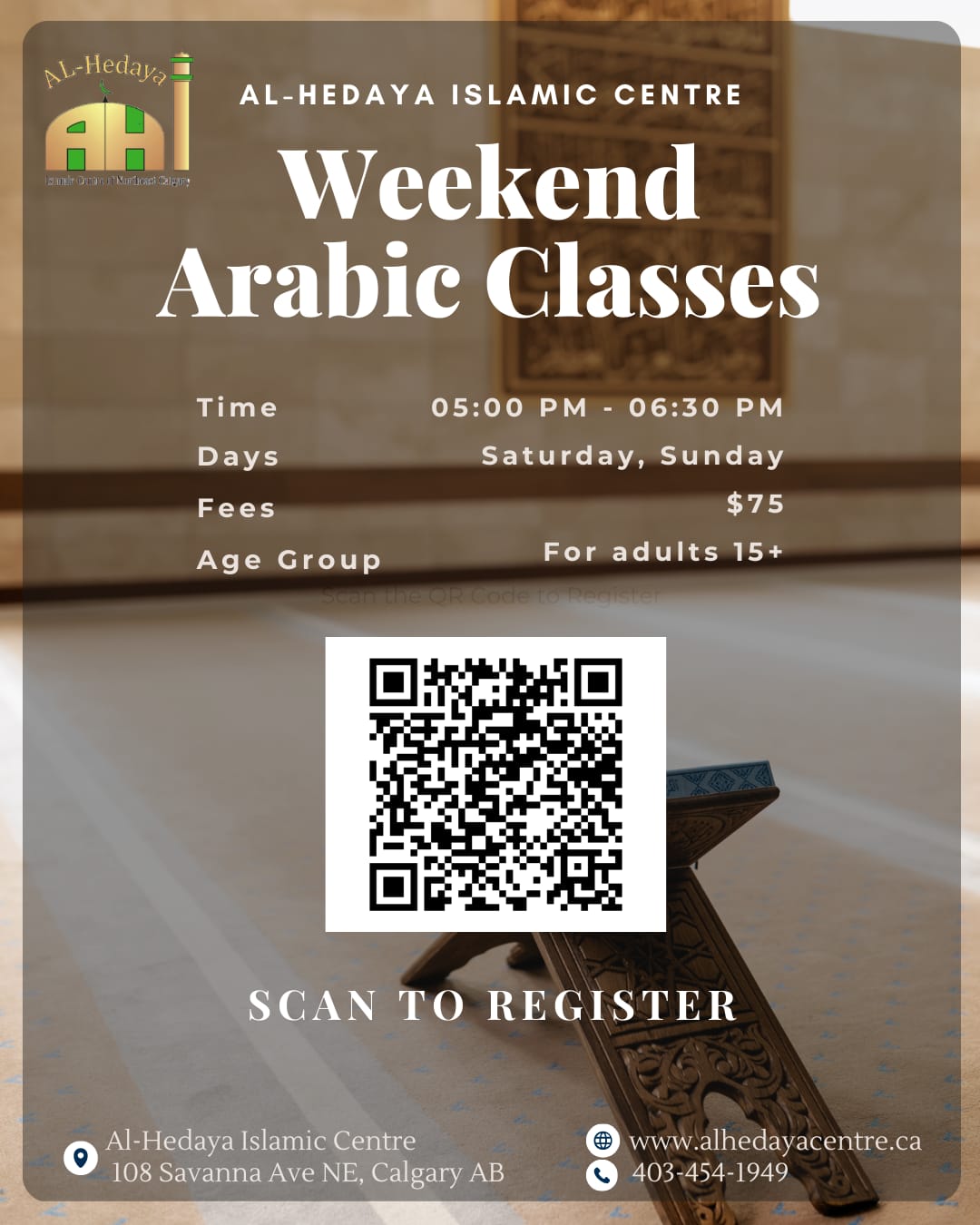 Weekend Arabic Classes